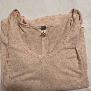 Free ppl tan/oatmeal shirt
